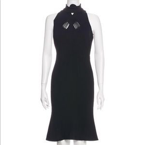 DVF Wool dress- 6 black